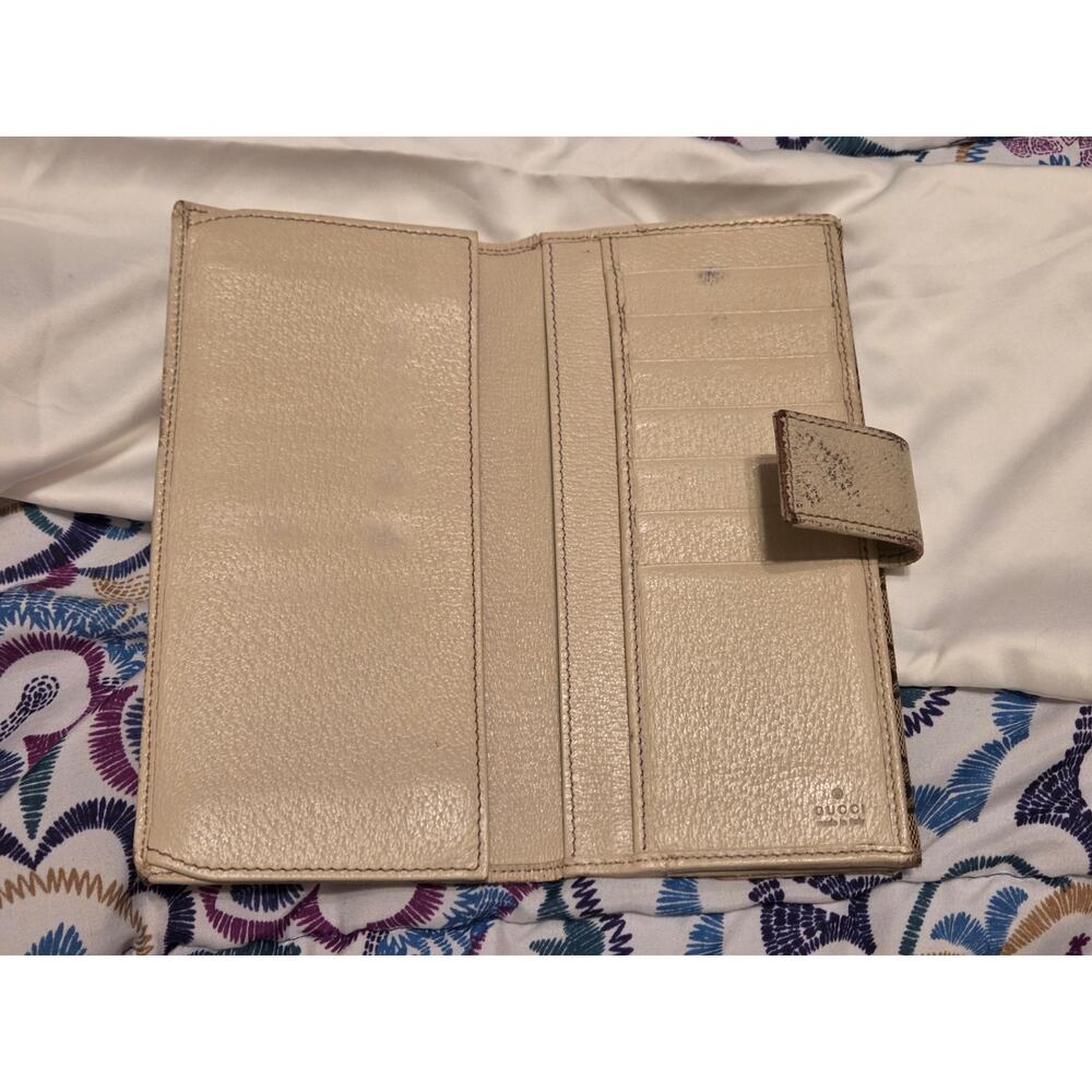 Gucci GG Monogram Canvas Continental Wallet Made in Italy + Dust Bag - Picture 7 of 16